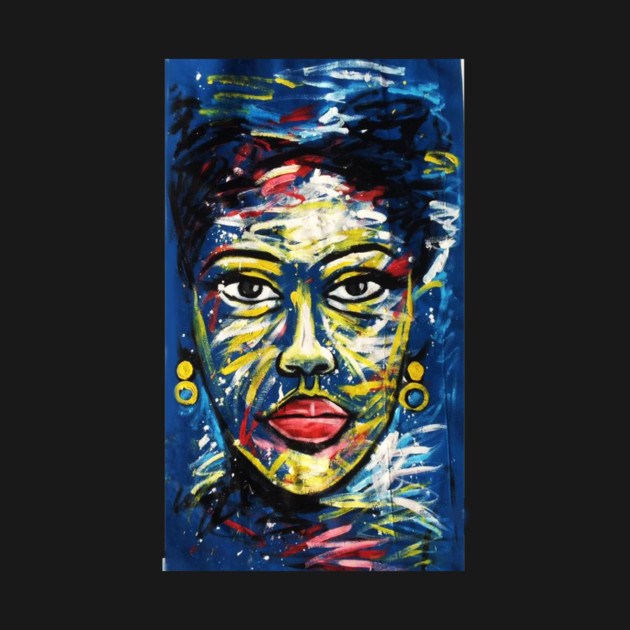 Colorful African Art, Black History, African Woman by logiamerch