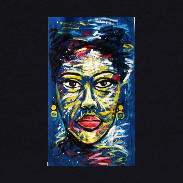 Colorful African Art, Black History, African Woman by logiamerch