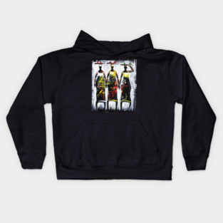 African Women Artwork, Black History Art Kids Hoodie
