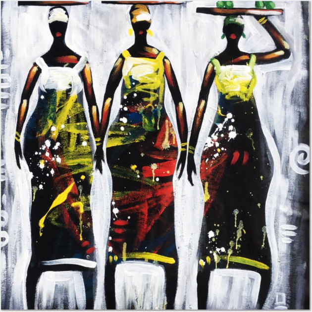 African Women Artwork, Black History Art Wall Art by logiamerch