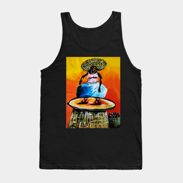 African Woman Black History, Artwork Tank Top by logiamerch