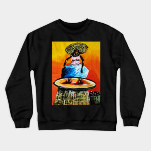 African Woman Black History, Artwork Crewneck Sweatshirt