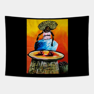 African Woman Black History, Artwork Tapestry