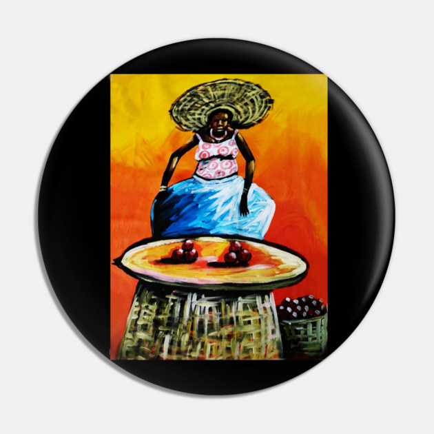 African Woman Black History, Artwork Pin by logiamerch