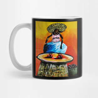 African Woman Black History, Artwork Mug
