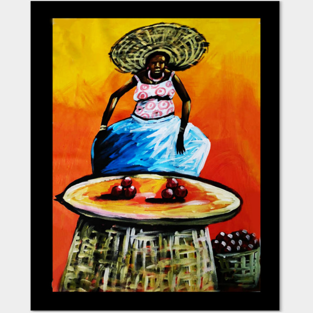 African Woman Black History, Artwork Wall Art by logiamerch
