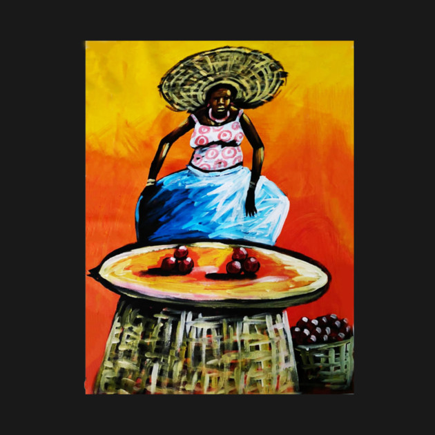 African Woman Black History, Artwork by logiamerch