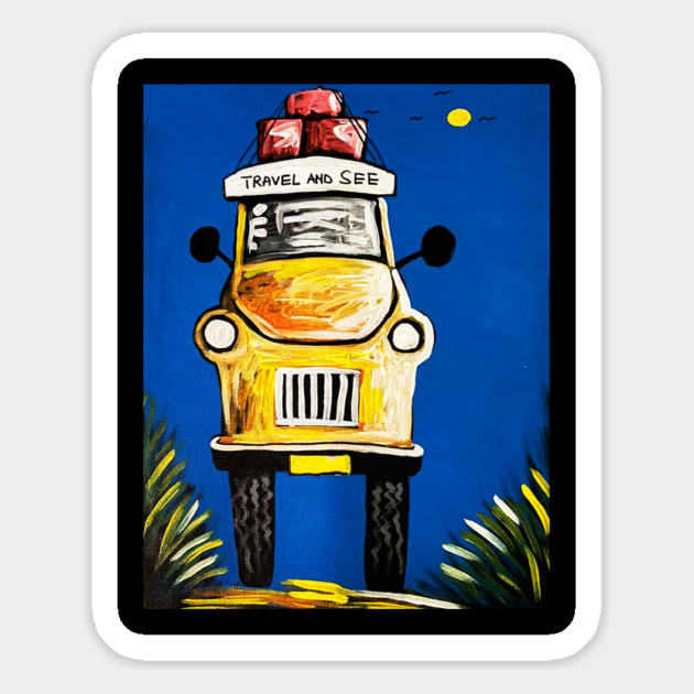 Travel and See, Vacation Love Traveling Magnet by logiamerch