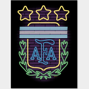 Argentina Neon Posters and Art