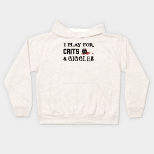 Crits and Giggles - Light Kids Hoodie