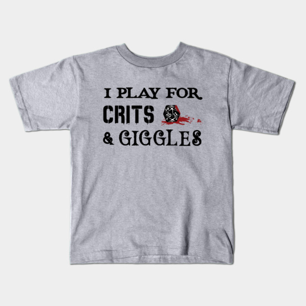 Crits and Giggles - Light Kids T-Shirt by Rick Gualtieri