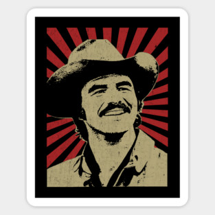 Burt Reynolds \ Vintage Style Design \\ Fan Art Design Sticker