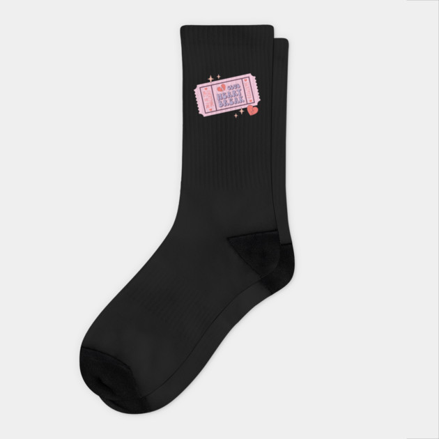 Club Heart Break Valentine's Day Socks by The WYLD Tribe