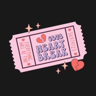 Club Heart Break Valentine's Day T-Shirt