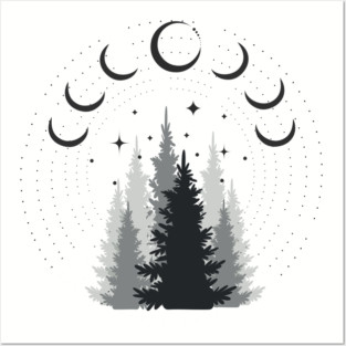 Luna Forest Posters and Art
