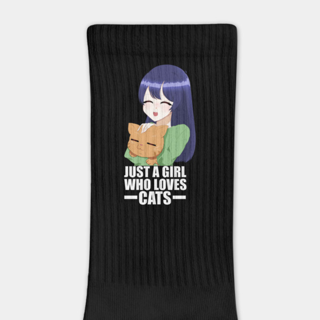 Funny Cat Lover, Girl who Loves Cats by logiamerch