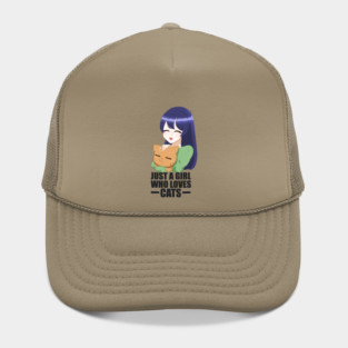 Funny Cat Lover, Girl who Loves Cats Hat