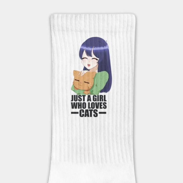 Funny Cat Lover, Girl who Loves Cats by logiamerch