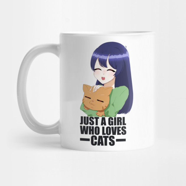 Funny Cat Lover, Girl who Loves Cats by logiamerch