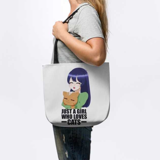 Funny Cat Lover, Girl who Loves Cats by logiamerch