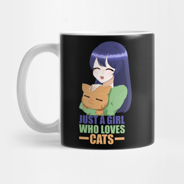 Funny Cat Lover, Girl who Loves Cats by logiamerch