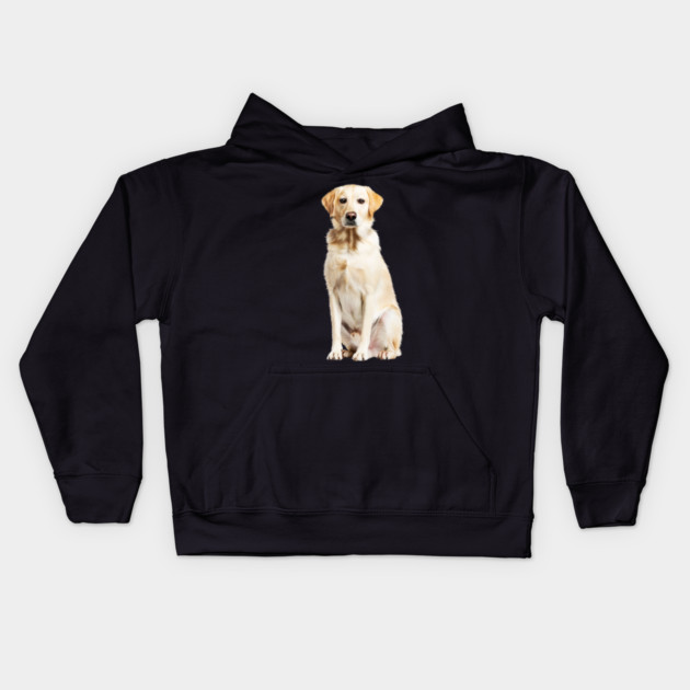 Labrador Retriever Dog, Lab Dog Lover Kids Hoodie by logiamerch