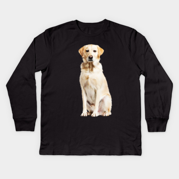 Labrador Retriever Dog, Lab Dog Lover Kids Long Sleeve T-Shirt by logiamerch