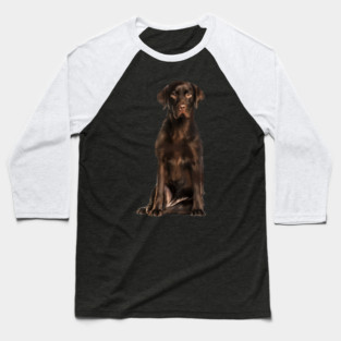Brown labrador Retriever Dog, Lab Dog Lover Baseball T-Shirt