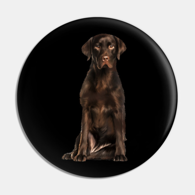 Brown labrador Retriever Dog, Lab Dog Lover Pin by logiamerch