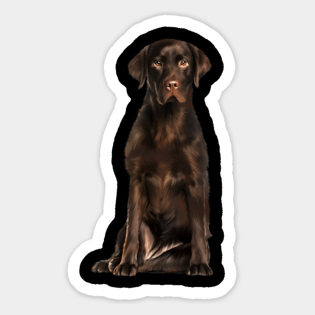 Brown labrador Retriever Dog, Lab Dog Lover Magnet by logiamerch