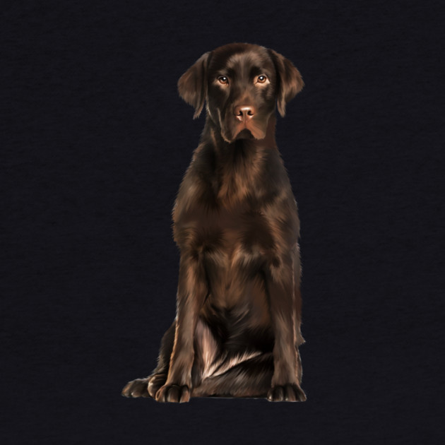 Brown labrador Retriever Dog, Lab Dog Lover by logiamerch
