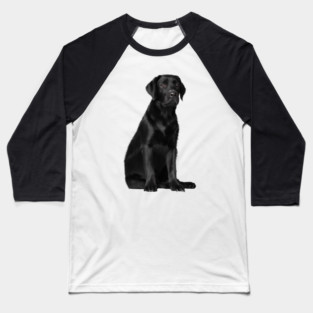 Black Labrador Retriever Puppy Dog, Lab Dog Lover Baseball T-Shirt