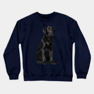 Black Labrador Retriever Puppy Dog, Lab Dog Lover Crewneck Sweatshirt