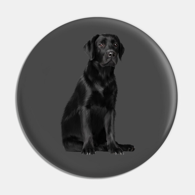 Black Labrador Retriever Puppy Dog, Lab Dog Lover Pin by logiamerch