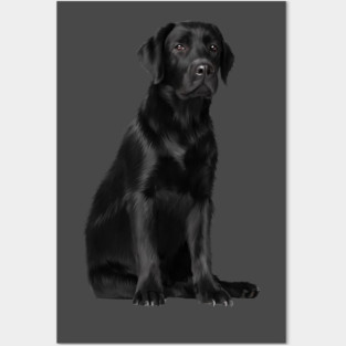 Black Labrador Retriever Puppy Dog, Lab Dog Lover Posters and Art