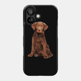 Brown labrador Retriever Dog Puppy, Lab Dog Lover Phone Case