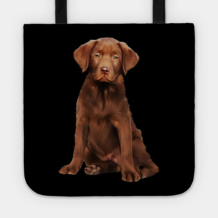 Brown labrador Retriever Dog Puppy, Lab Dog Lover Tote