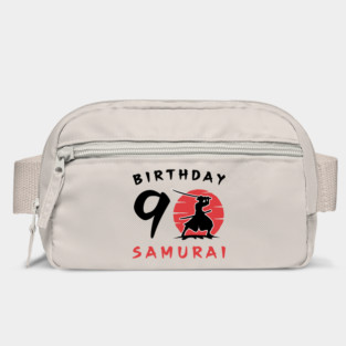 I am 9 Years Old Birthday Bday Party Gift 9th Little Ninja Samurai Japanese Warrior Bag