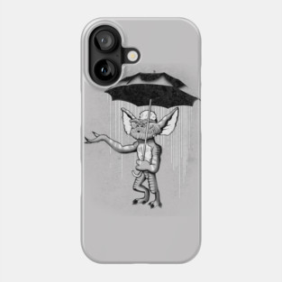 Umbrella Monster (Banksy) Phone Case