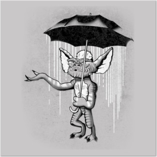 Umbrella Monster (Banksy) Posters and Art