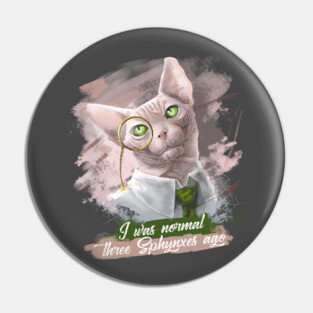 Sphynx cat Pin