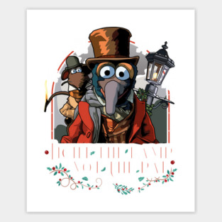 Muppet Christmas Carol - Gonzo & Rizzo Sticker