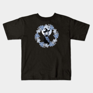 Blue Winter Solstice Yule Cheeky Witch® Kids T-Shirt