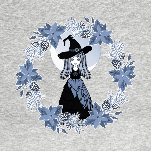 Blue Winter Solstice Yule Cheeky Witch® by Cheeky Witch