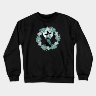 Winter Solstice Witch Yule Cheeky Witch® Crewneck Sweatshirt