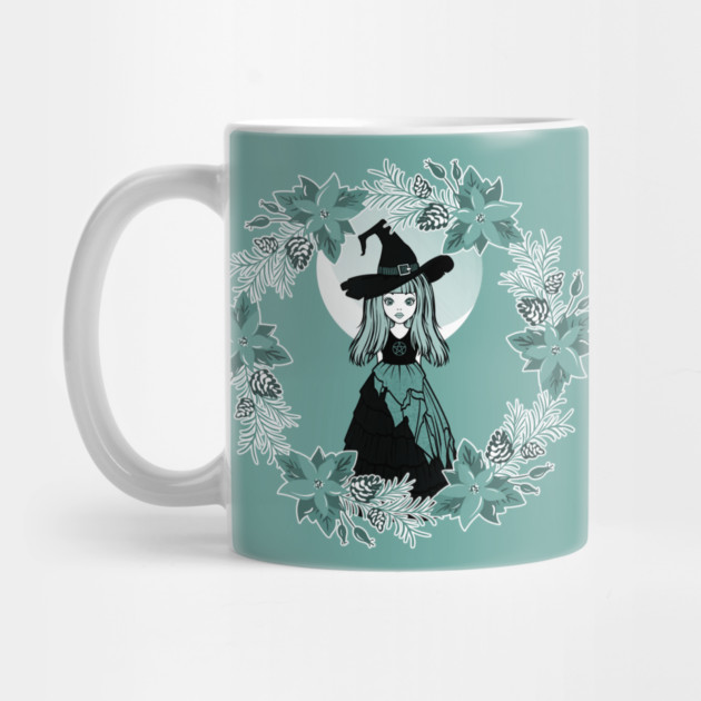 Winter Solstice Witch Yule Cheeky Witch® by Cheeky Witch