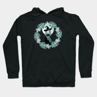 Winter Solstice Witch Yule Cheeky Witch® Hoodie