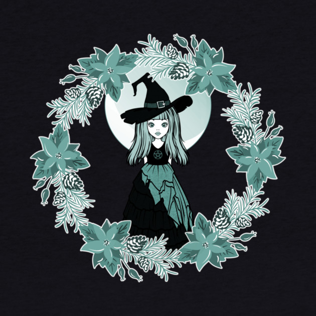 Winter Solstice Witch Yule Cheeky Witch® by Cheeky Witch