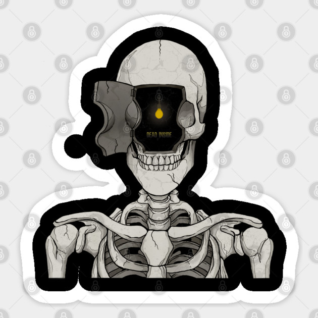 Nobody's Home Sticker by Tommy Devoid