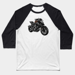 Super Duke 1290 Bike Illustration Baseball T-Shirt